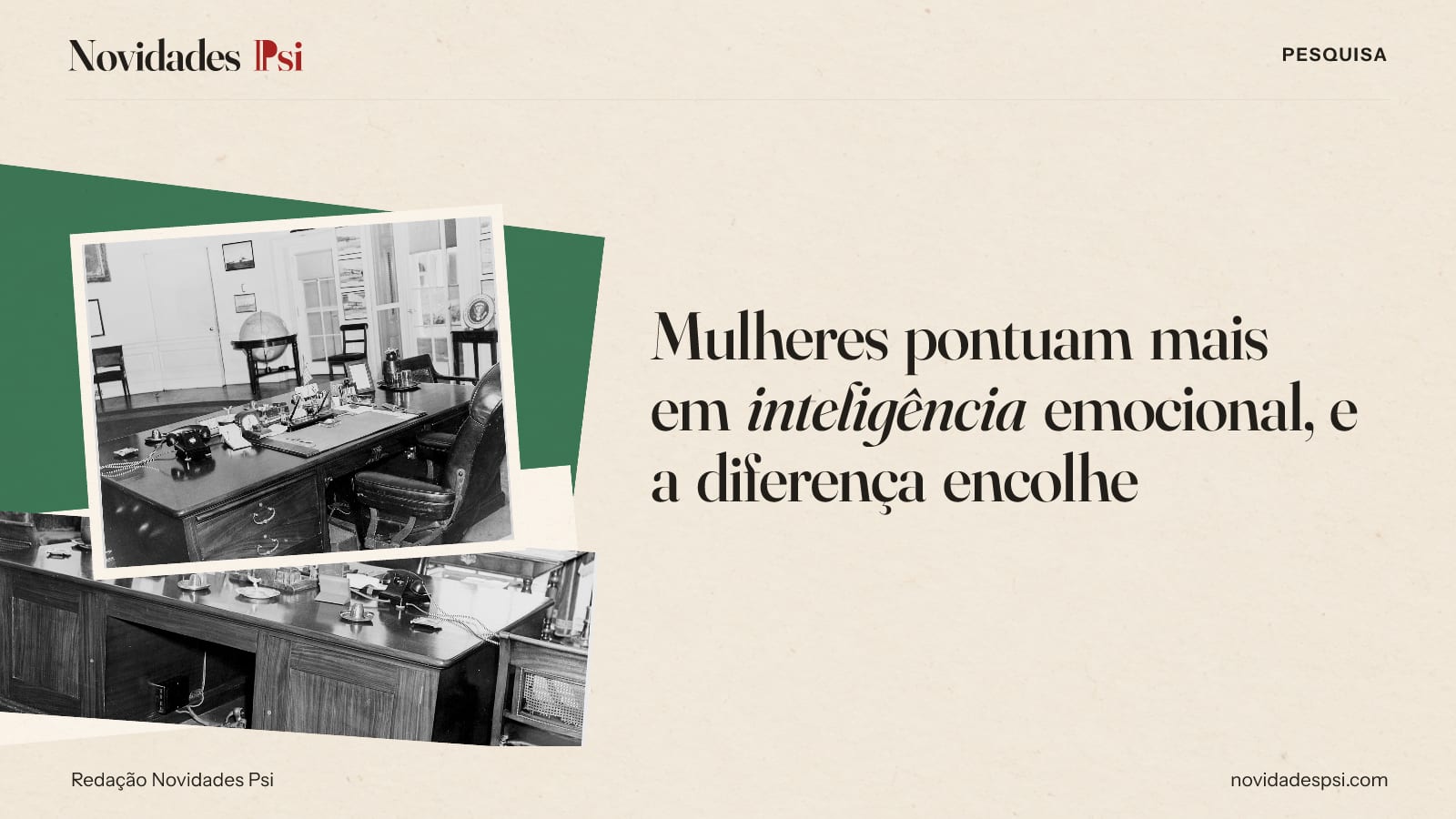 Colagem com objetos sobre uma mesa de escritório,, mesa de escritório com telefone e papéis e papel verde sálvia.
